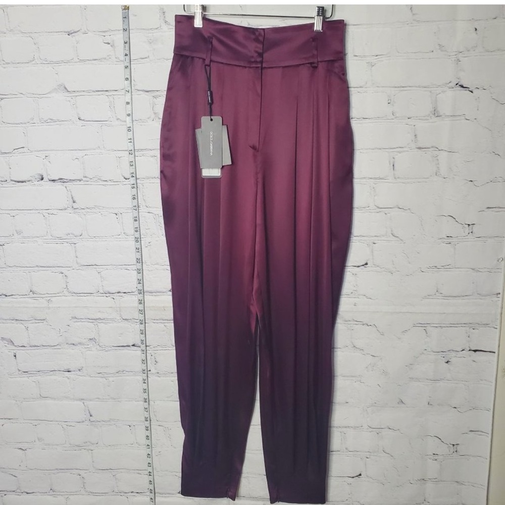 Dolce & Gabbana Purple Tapered Trousers